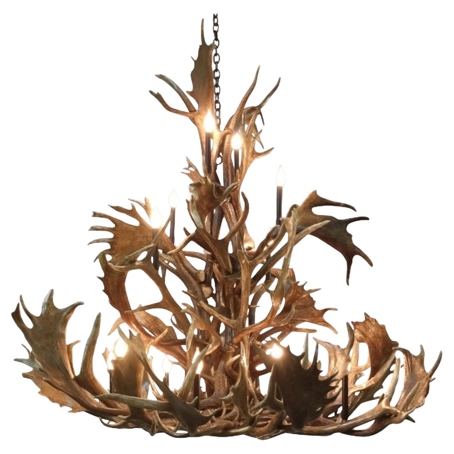 Chalet Elk
Fallow Deer Antler Chandelier by The Peak Antler