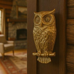 Chalet Silvan - Messingknopf in Form einer Eule