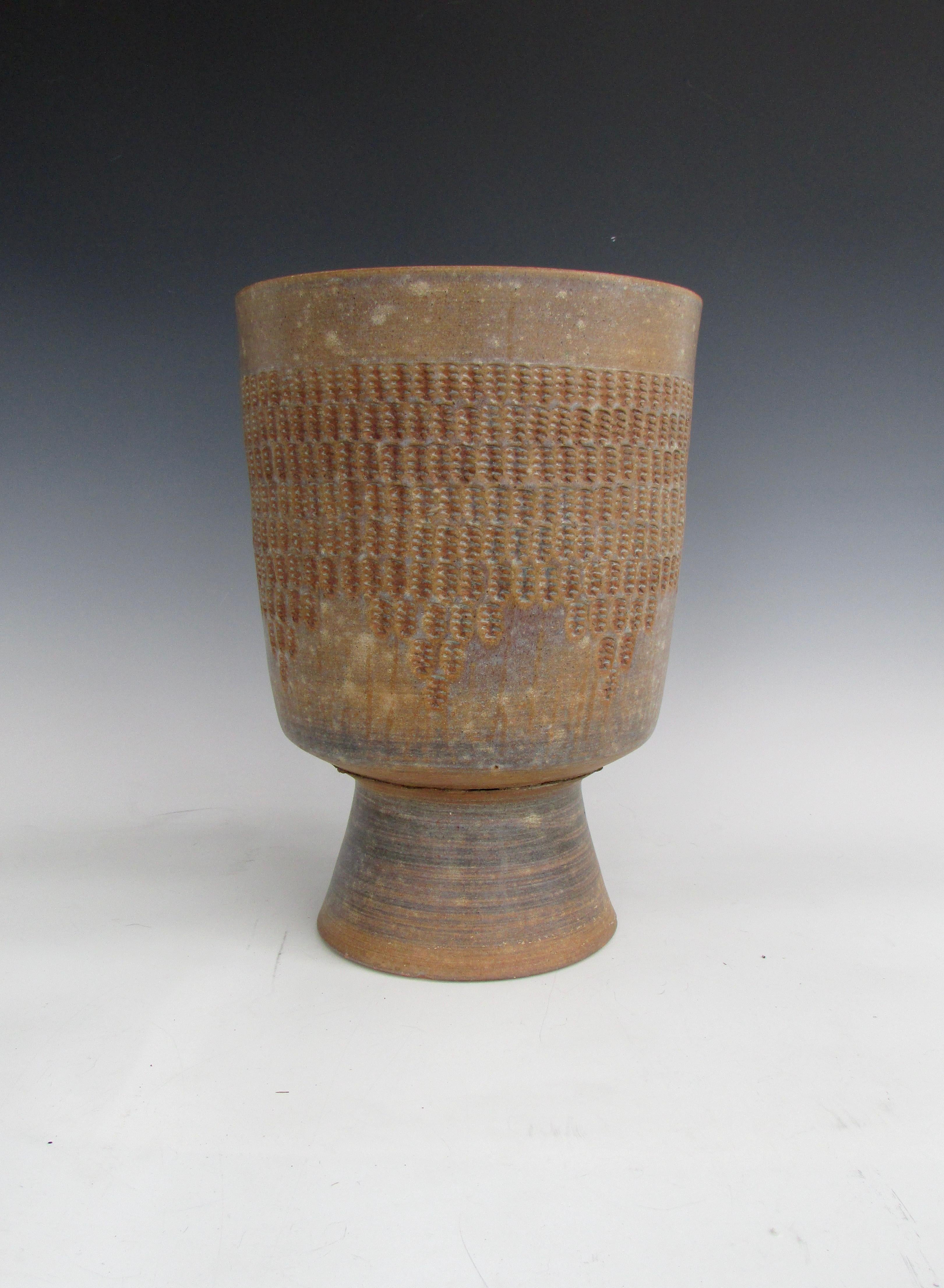 Mid-Century Modern Chalice Form Planter Pot in the Style of Stan Bitters