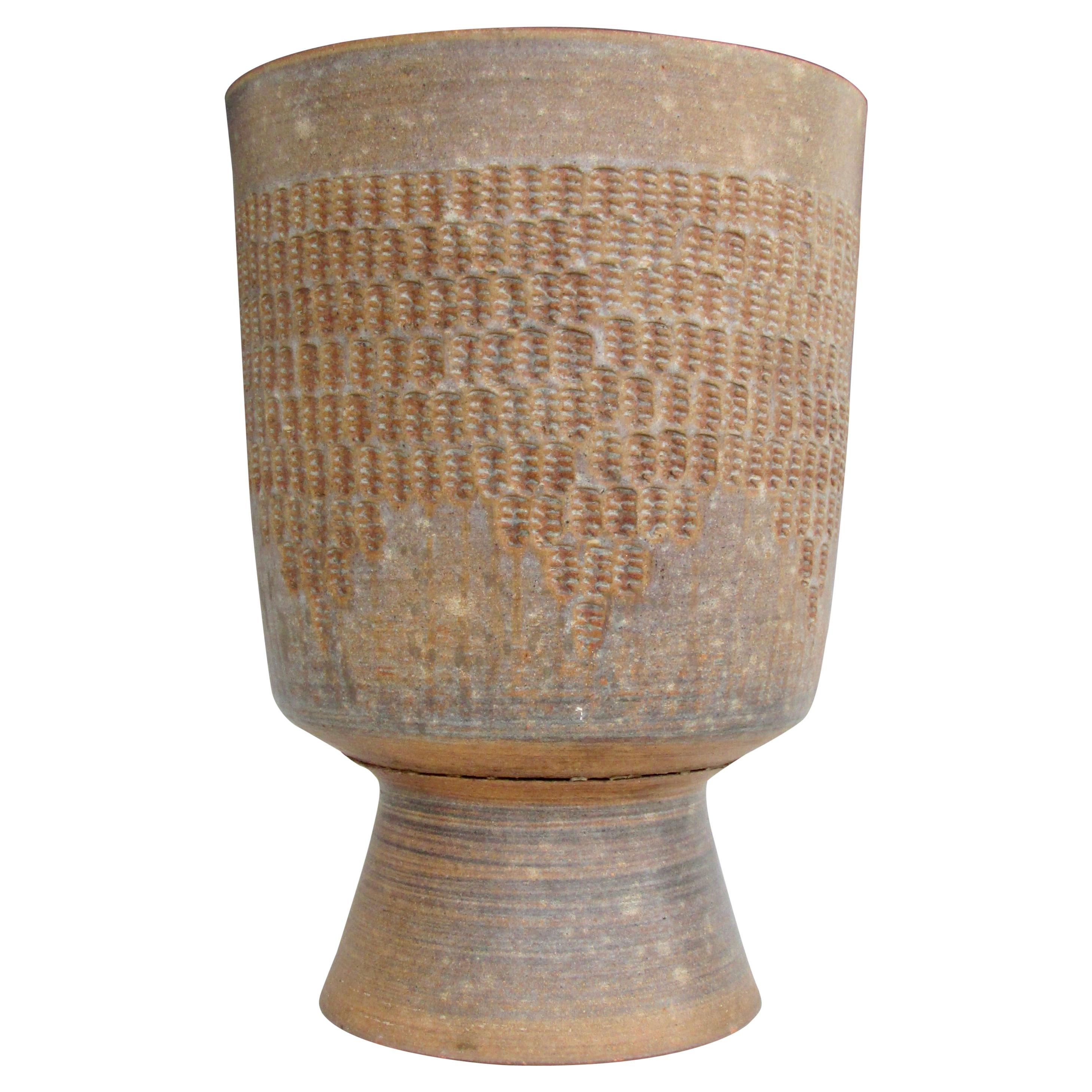 Chalice Form Planter Pot in the Style of Stan Bitters