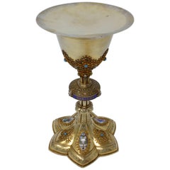 Chalice/ Paten, Silver Gilt, Louis Giles, Lyon