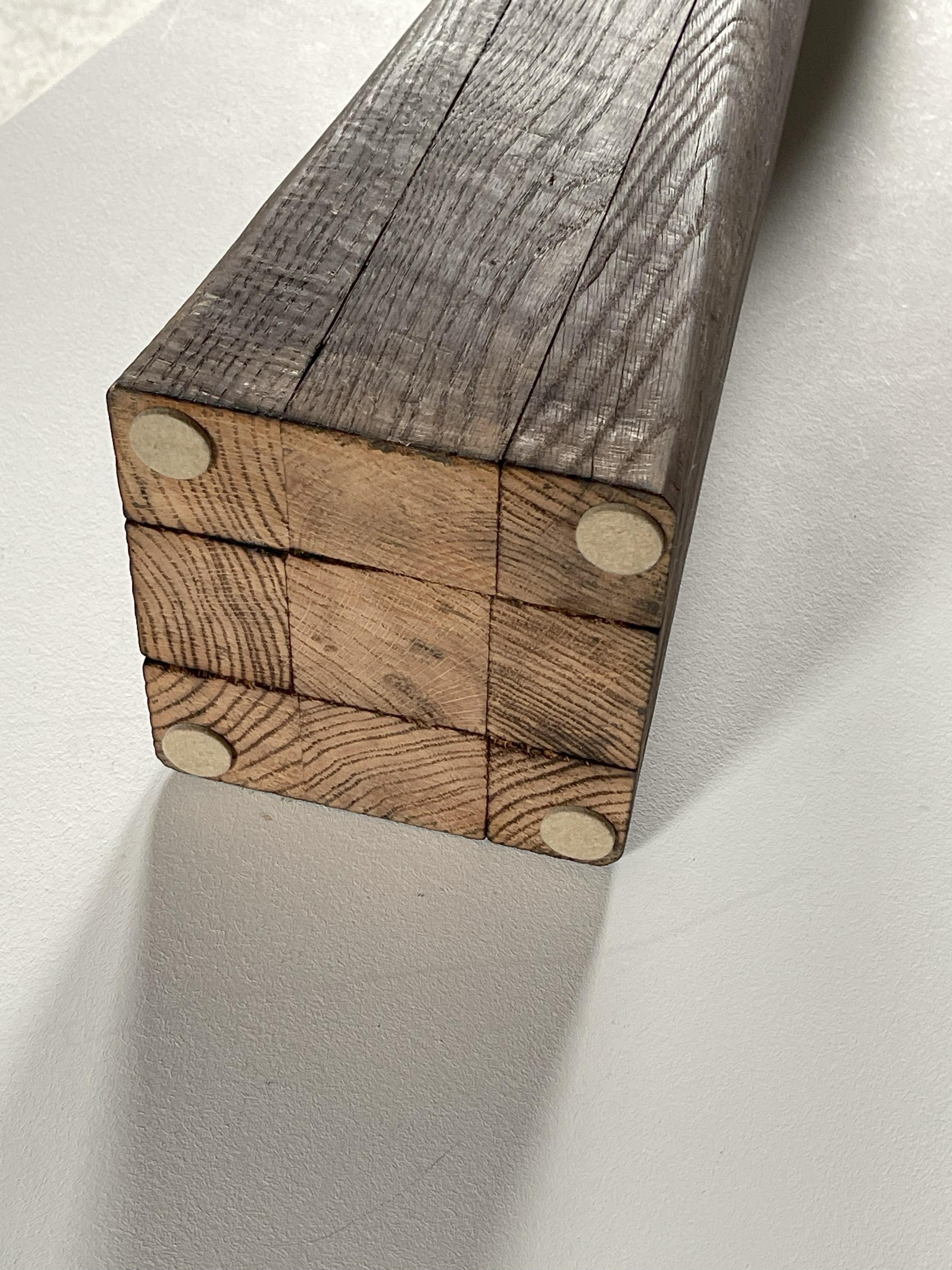 Chalice Vase Burnt Iroko Wood - Arno Declercq 2