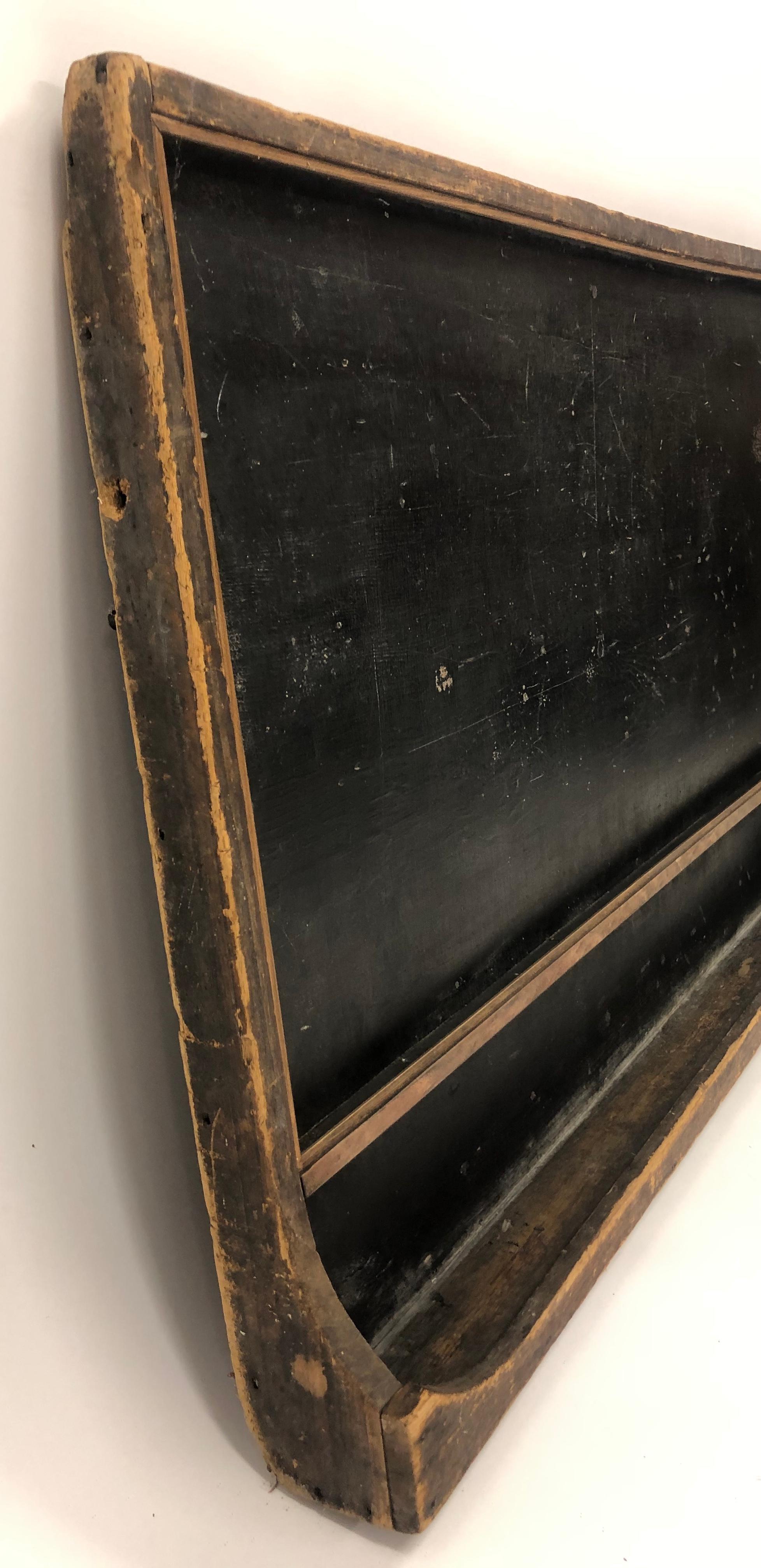 Antique chalkboard great for a country kitchen.

Property from esteemed interior designer Juan Montoya. Juan Montoya is one of the most acclaimed and prolific interior designers in the world today. Juan Montoya was born and spent his early years