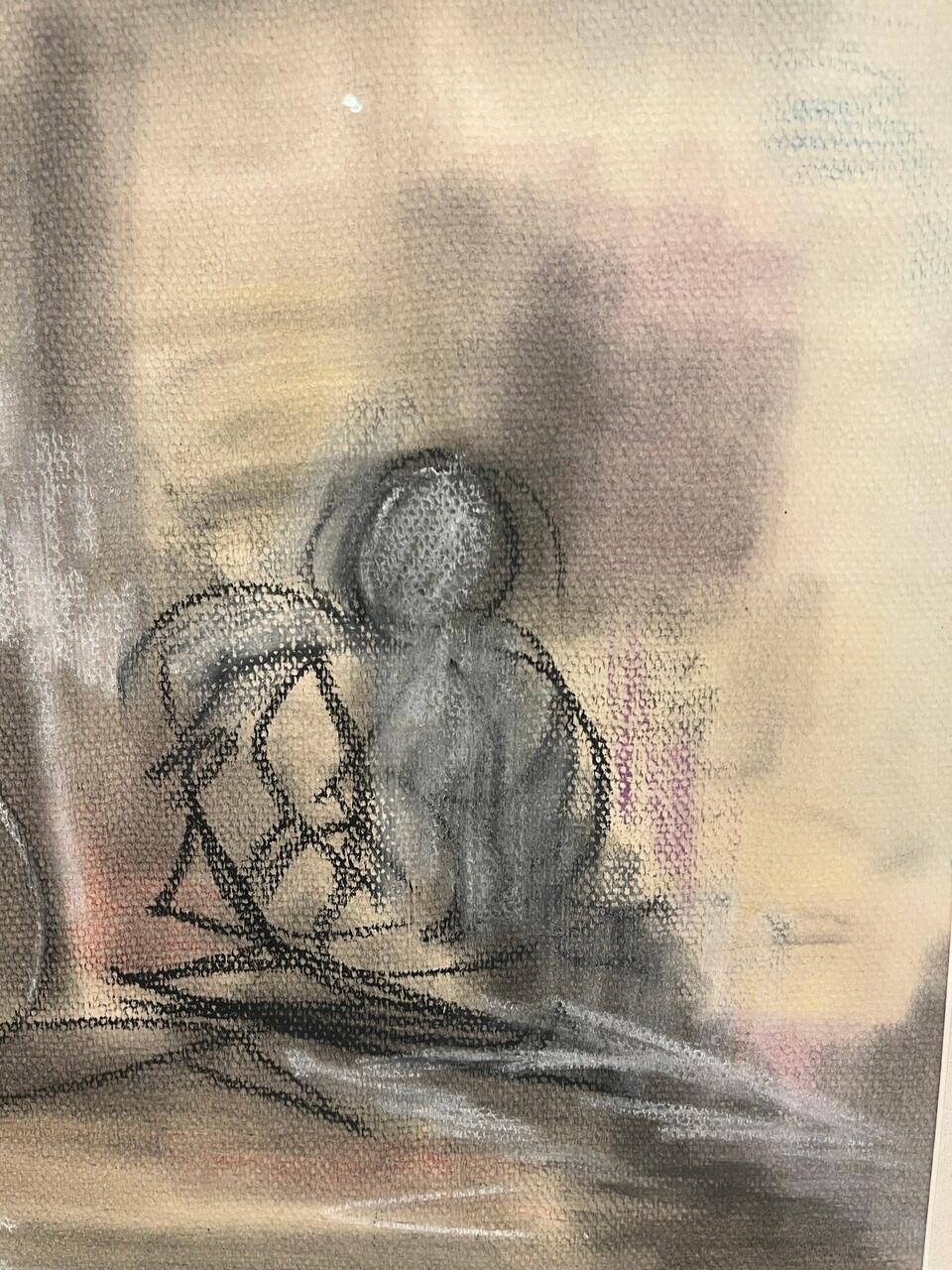 Chalk, Pencil, Pastel Drawing 