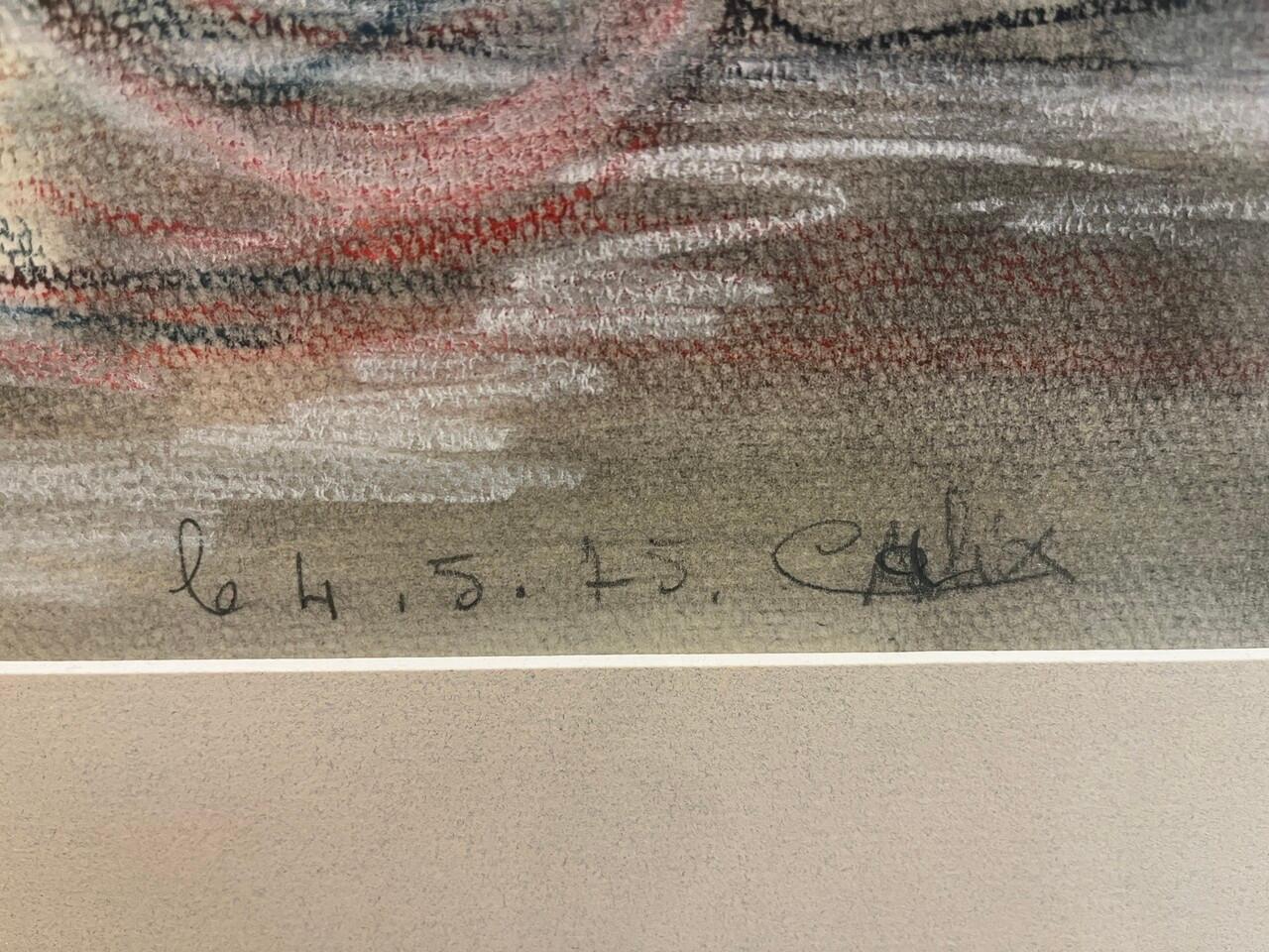 Chalk, Pencil, Pastel Drawing 