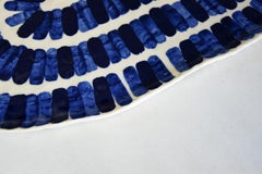 Challah Plate by Isabel Halley, White Porcelain with Cobalt Glaze