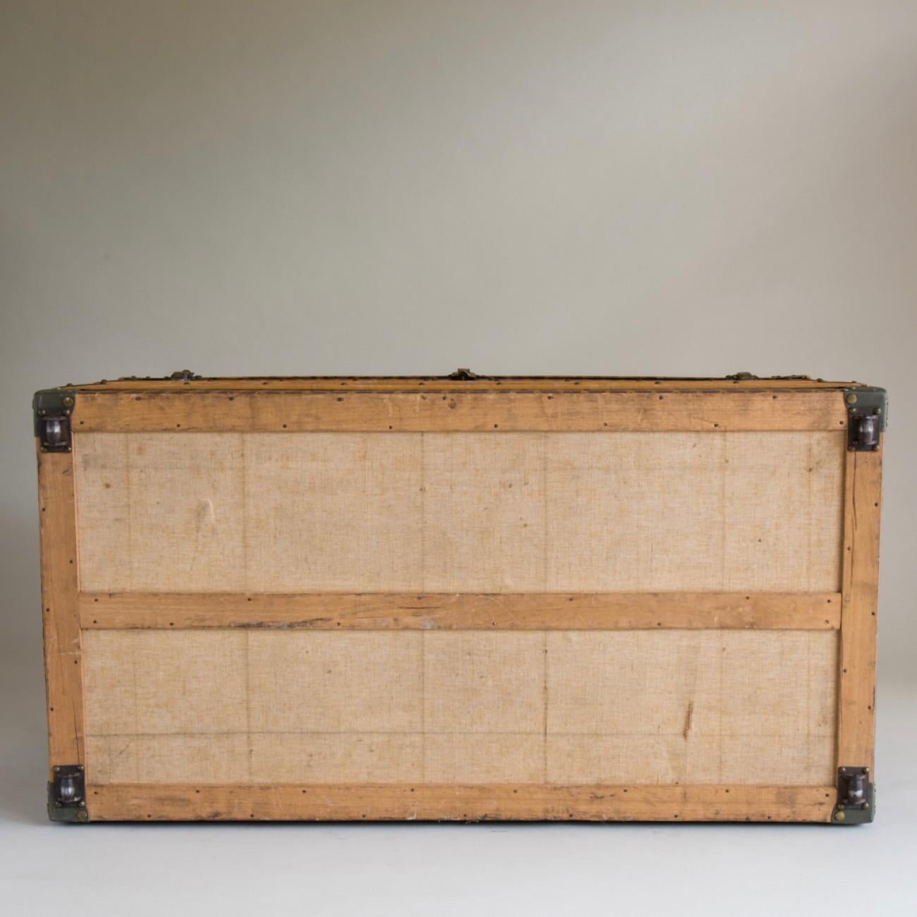 Chalons Steamer Trunk, circa 1915 For Sale 8