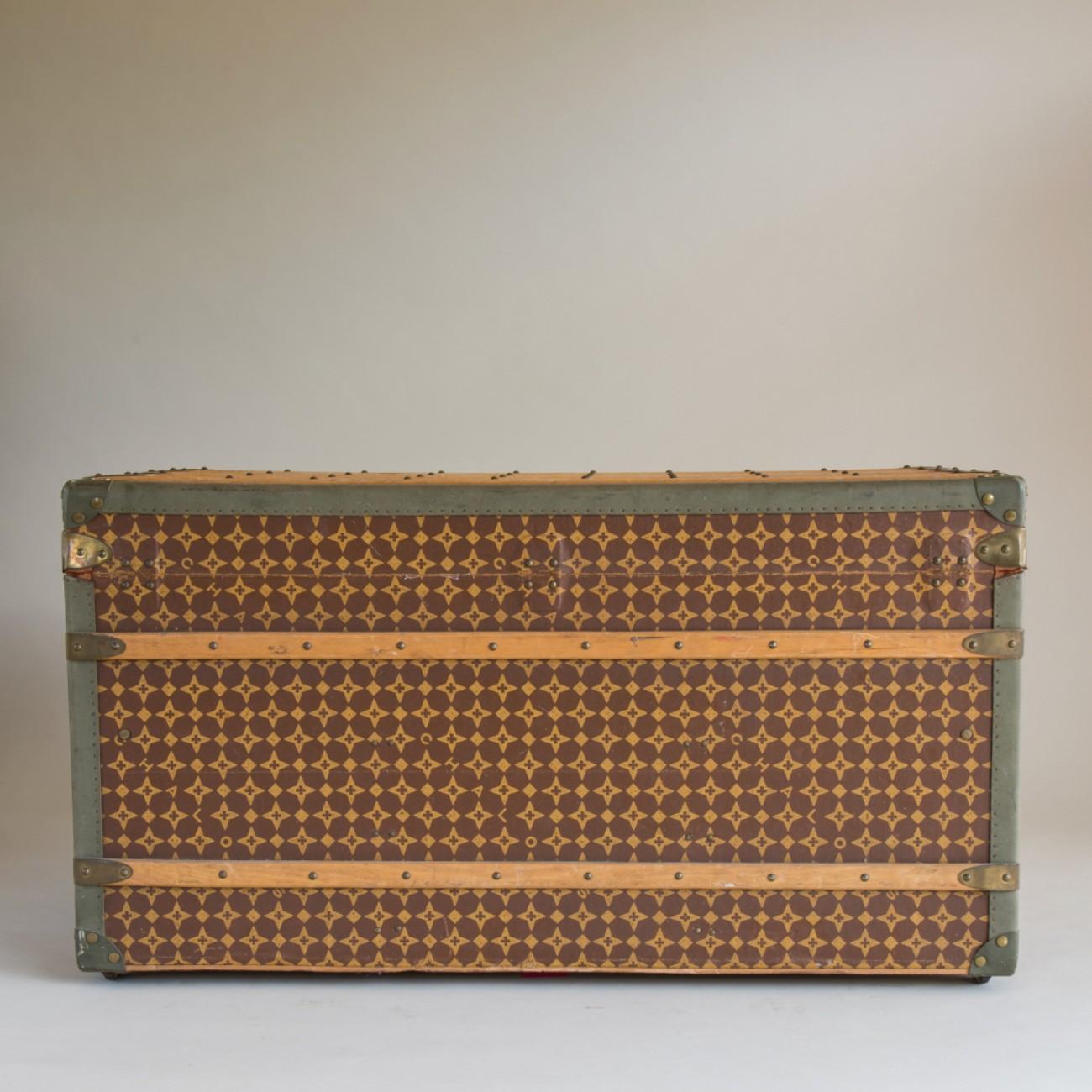 French Chalons Steamer Trunk, circa 1915 For Sale