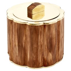 Chalten Wood & Brass Ice Bucket