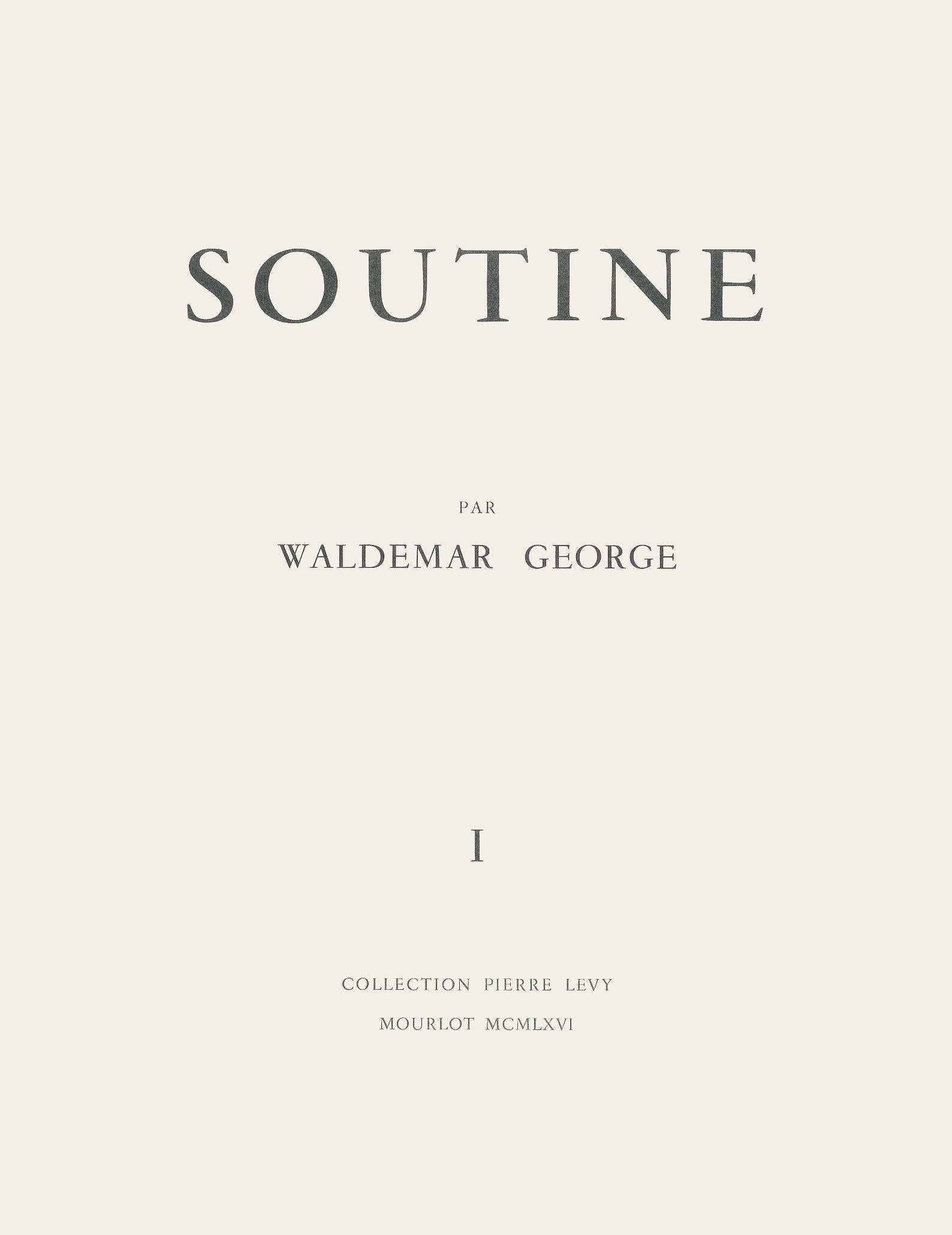 Chaim Soutine, Death in Pieces, extrait de Soutine, I, 1966 (d'après) en vente 1