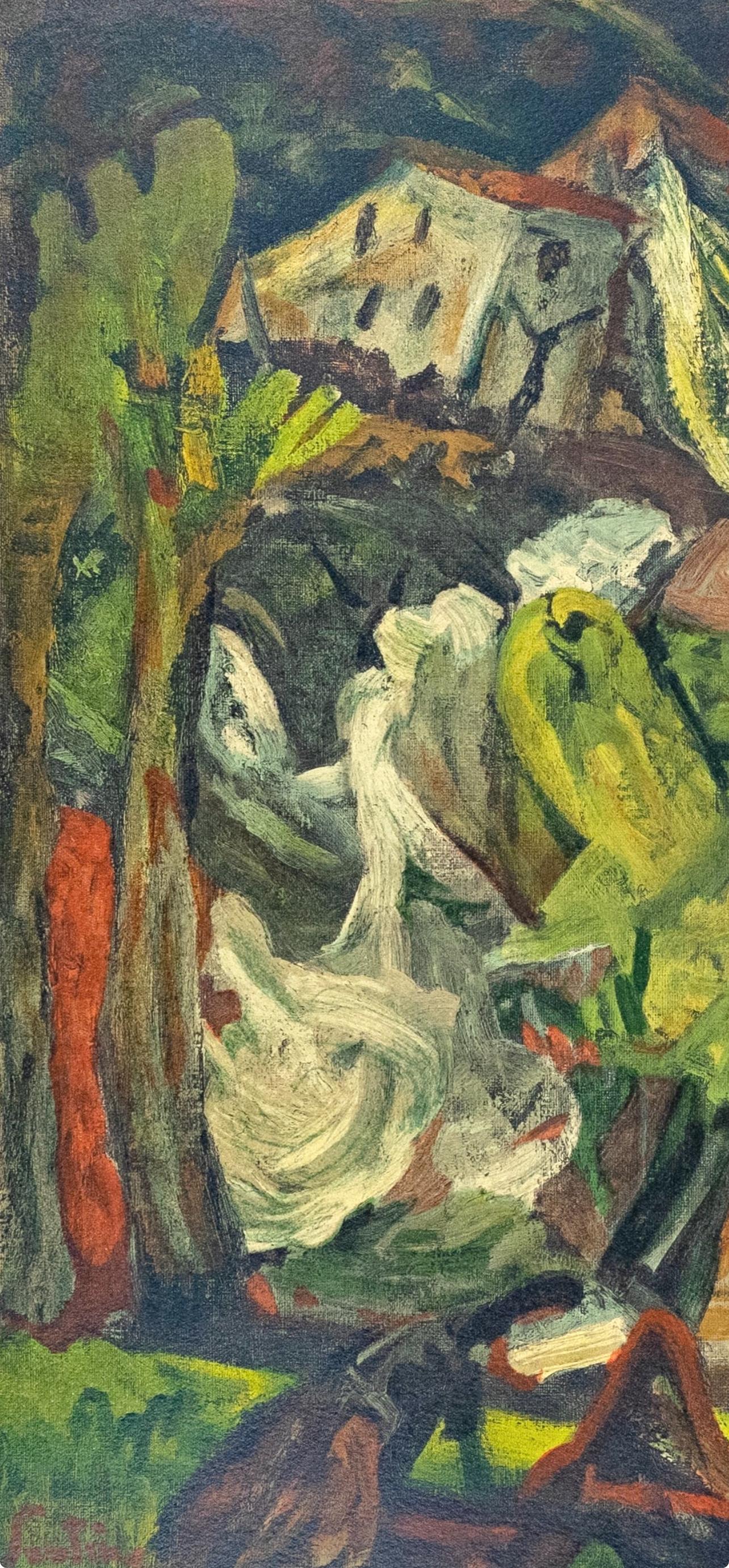 Chaim Soutine, Paysage à Cagnes, extrait de Soutine, I, 1966 (d'après) - Moderne Print par Chaïm Soutine
