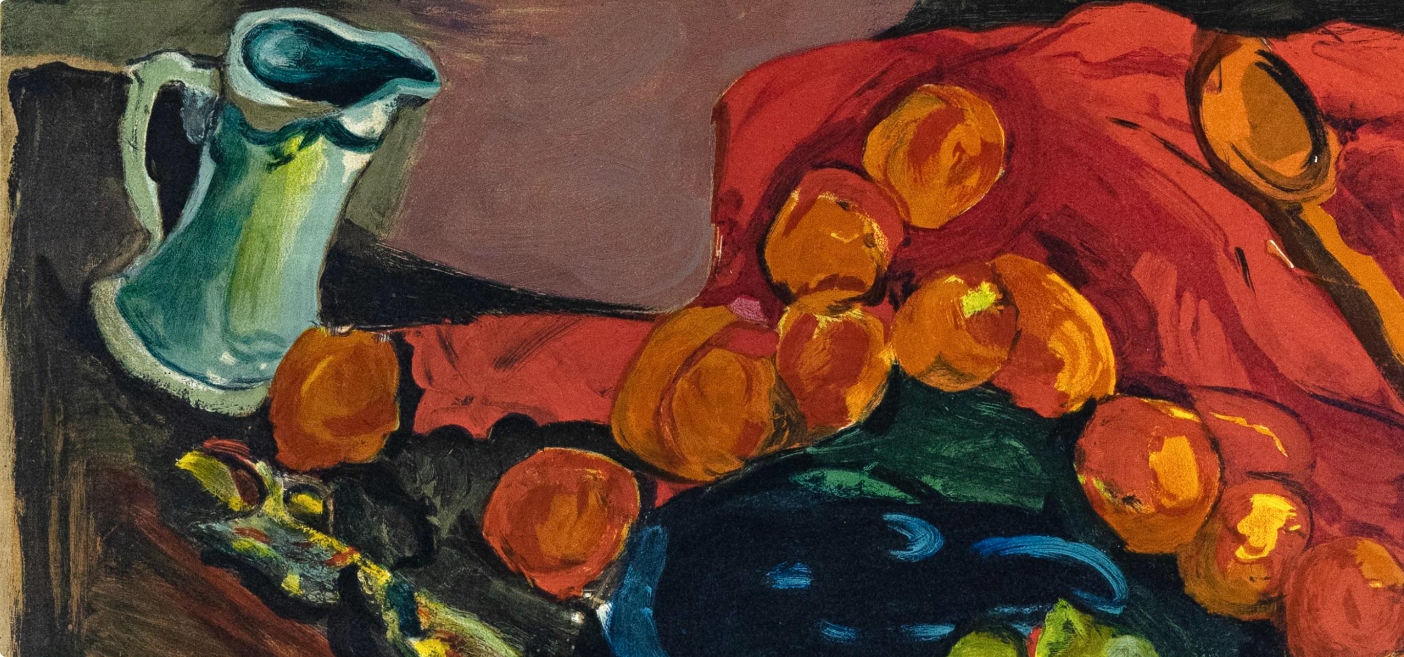 Chaim Soutine, Nature morte à la dinde, extrait de Soutine, I, 1966 (d'après) - Noir Landscape Print par Chaïm Soutine