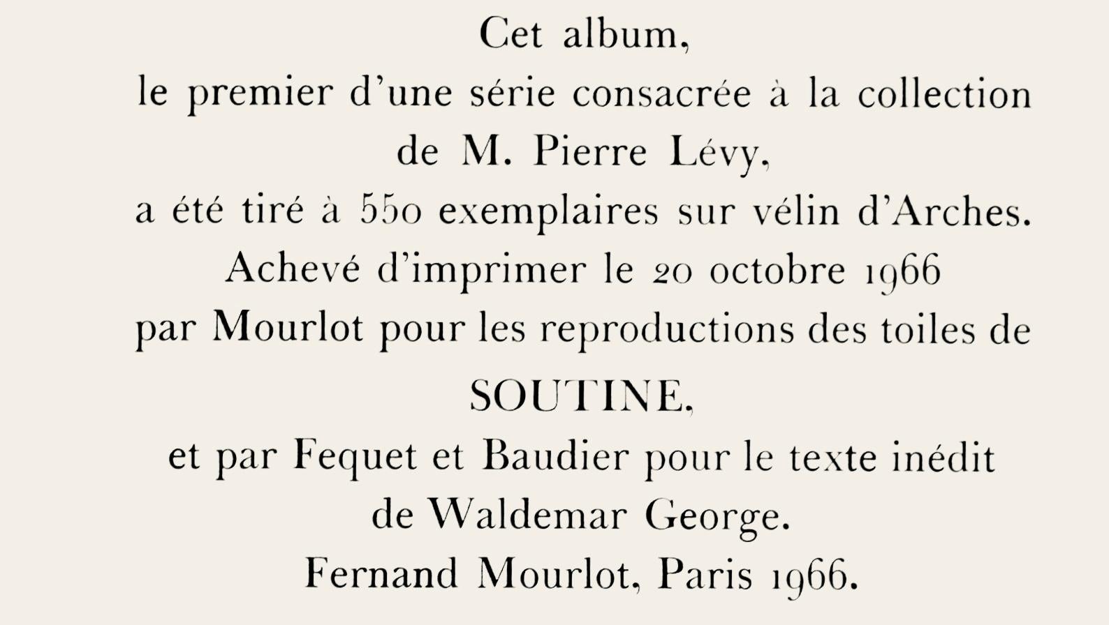 Chaim Soutine, Le coq, extrait de Soutine, I, 1966 (d'après) en vente 2