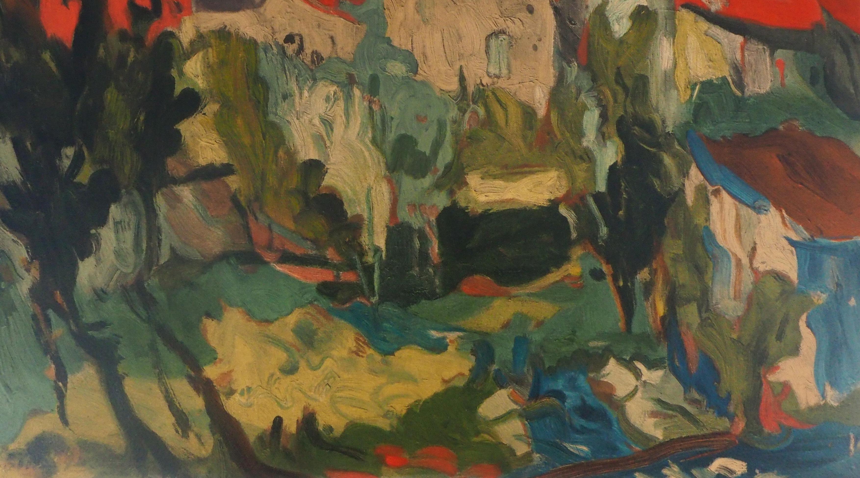 Chaim SOUTINE (1893-1943)
French Riviera : View of Cagnes

Stone lithograph after a painting (Mourlot workshop)
Unsigned
On Arches vellum 50 x 65 cm (c. 20 x 26 inch)

Excellent condition