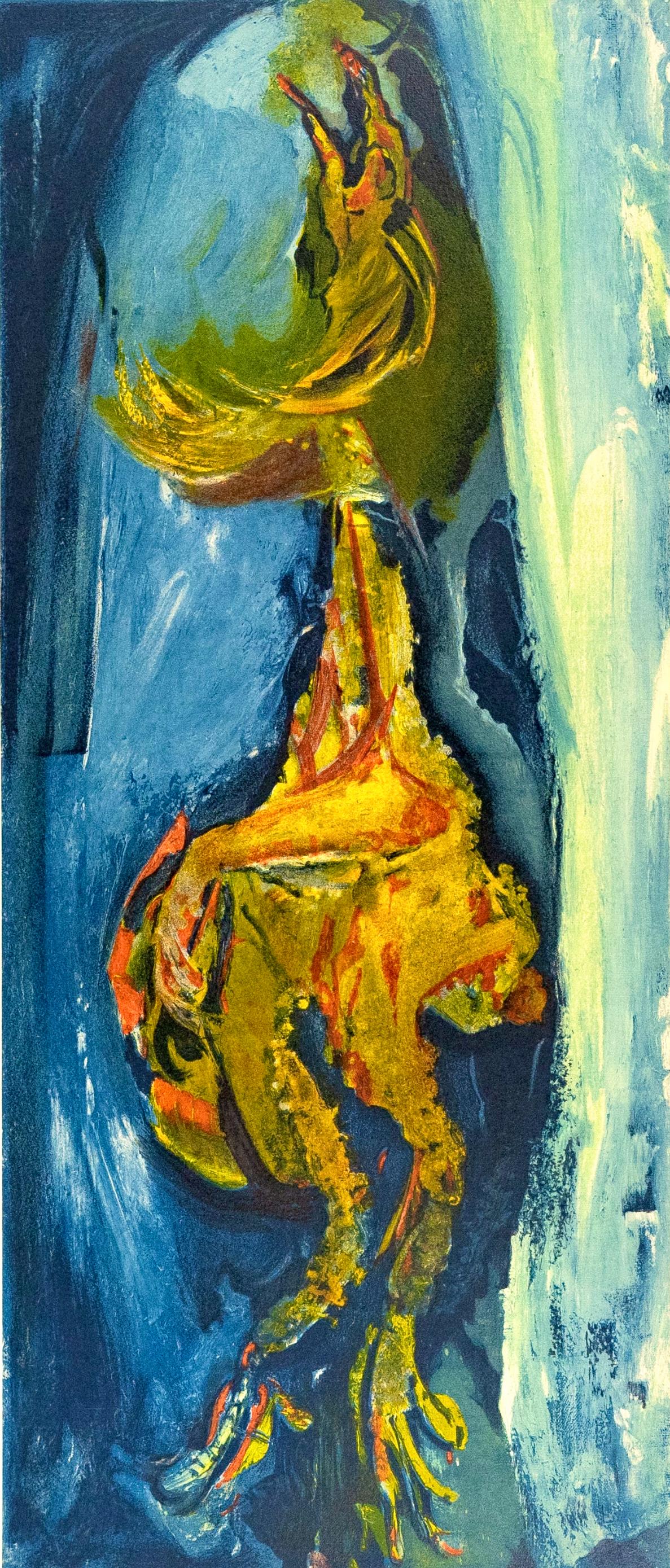 Chaïm Soutine Landscape Print - Soutine, Le Coq, Soutine, Collection Pierre Lévy (after)