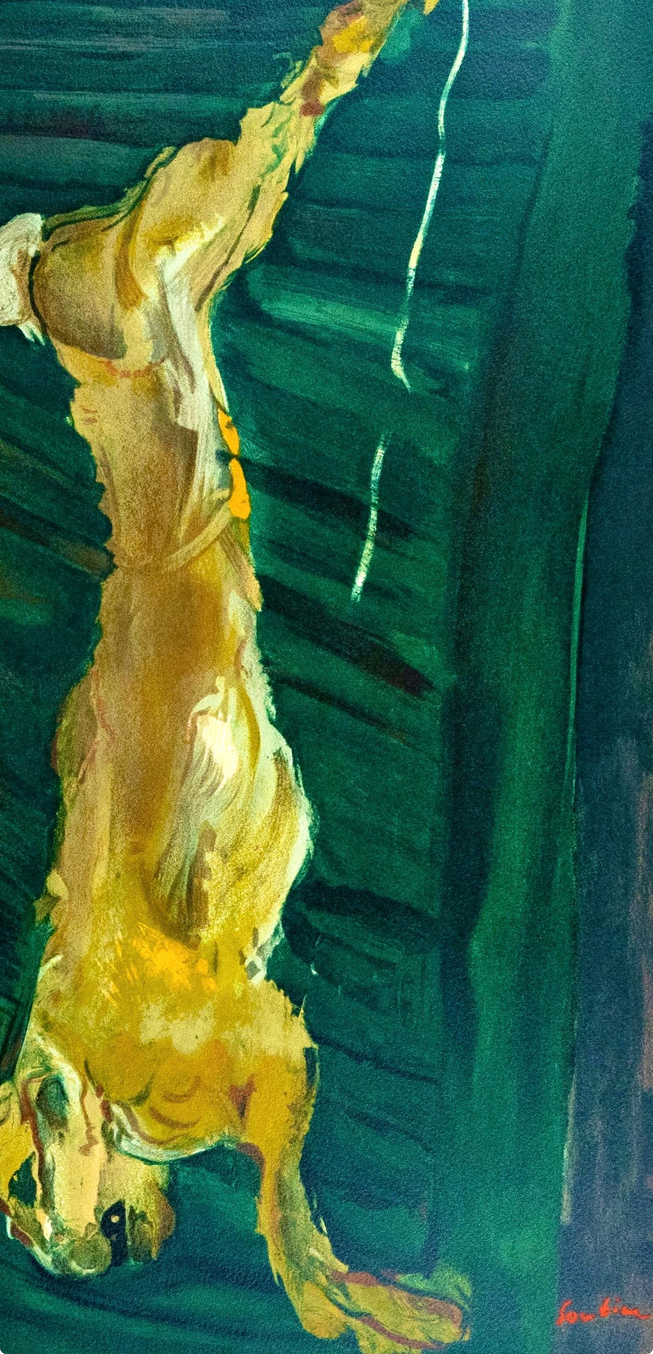 Soutine, Le Lièvre au volet vert, Soutine, Collection Pierre Lévy (after) - Post-Impressionist Print by Chaïm Soutine