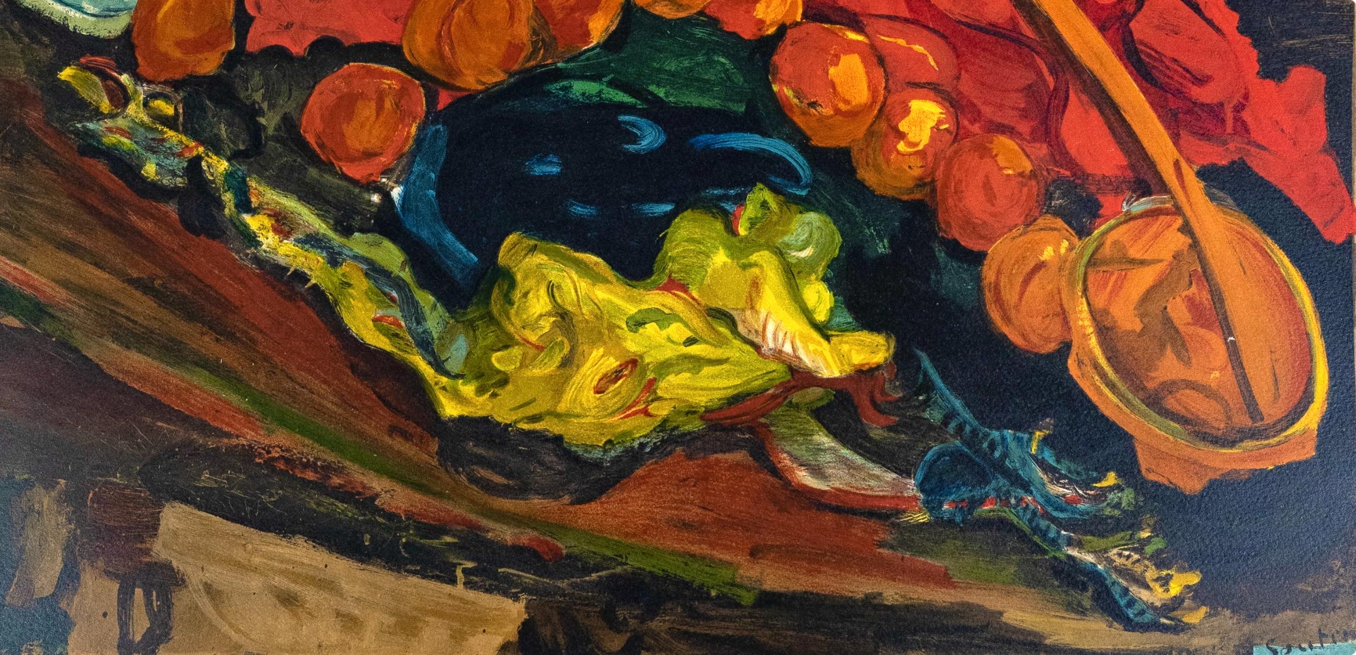 Soutine, Nature morte à la dinde, Soutine, Collection Pierre Lévy (after) - Post-Impressionist Print by Chaïm Soutine
