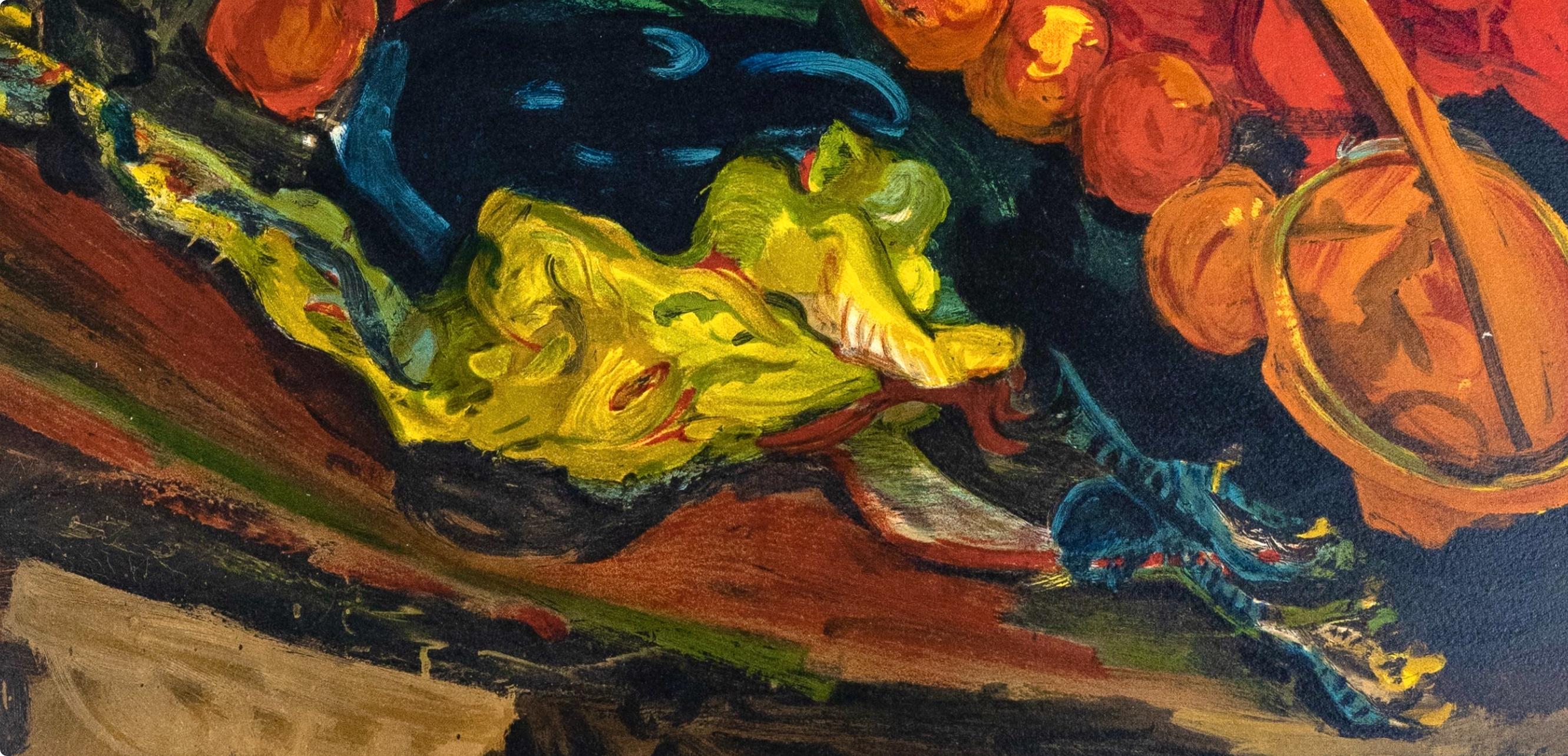 Soutine, Nature morte à la dinde, Soutine, Collection Pierre Lévy (after) - Brown Figurative Print by Chaïm Soutine