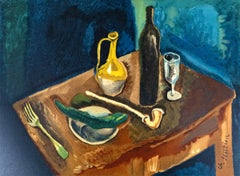 Soutine, Nature morte à la pipe, Soutine, Sammlung Pierre Lévy (nach)