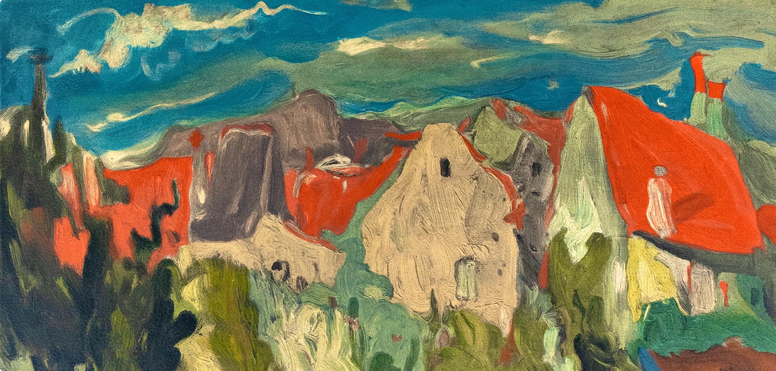 Soutine, Paysage à Cagnes, Soutine, Collection Pierre Lévy (after) - Print by Chaïm Soutine