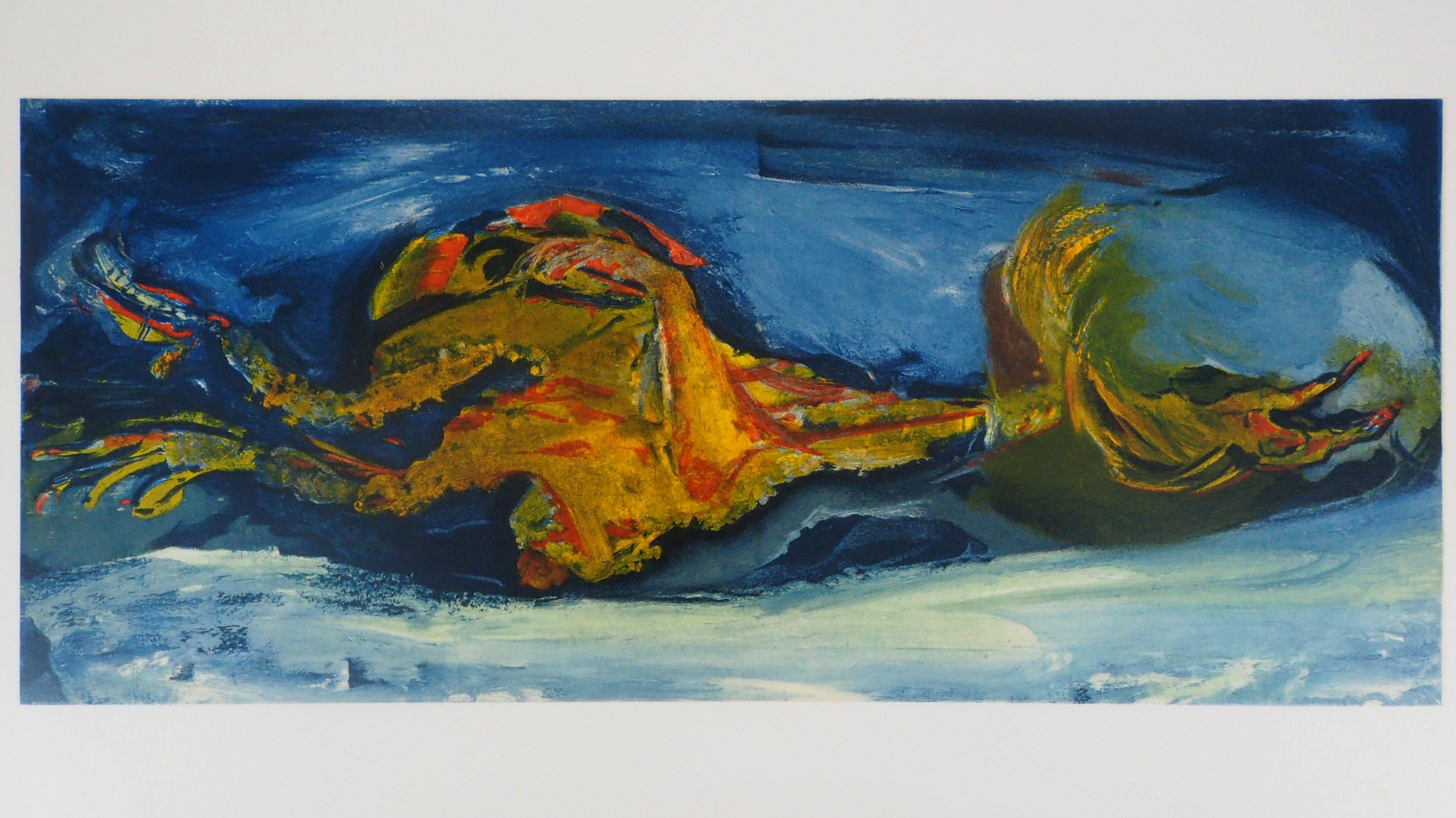 Still Life with a Turkey - Lithograph, Mourlot - Print by Chaïm Soutine