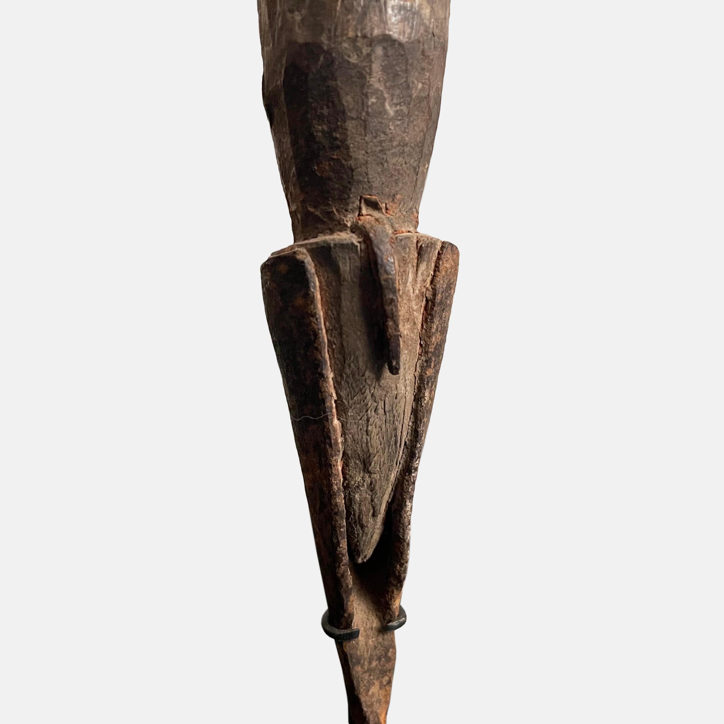 Wood Chamba Statue, Nigeria, Early 20th Century For Sale
