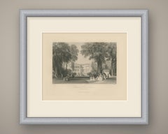 Camera dei Rappresentanti, Bruxelles, incisione su acciaio tratta da T. Allom, 1850 circa