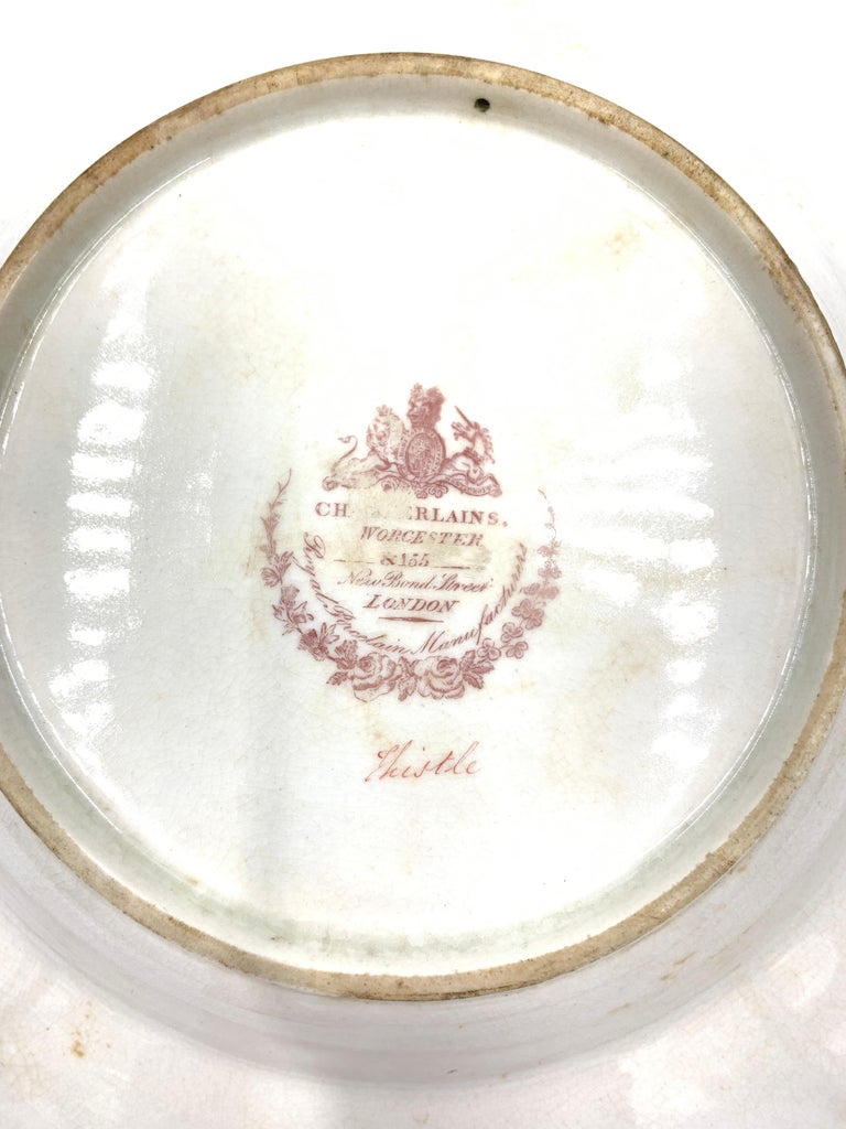 Chamberlains Armorial Plate Set from the Carnatic Service Nawab of the Carnatic For Sale 3