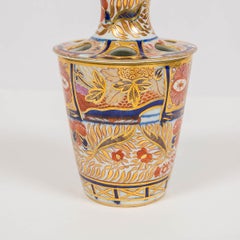 Chamberlains Worcester Hand Painted Flower Holder English Imari Made circa 1820