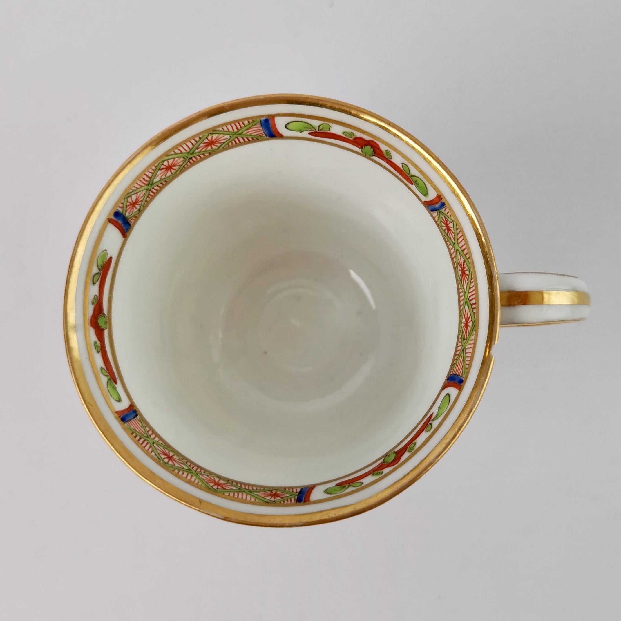 Chamberlain's Worcester Orphaned Porcelain Coffee Cup, Dragons, circa 1810 4