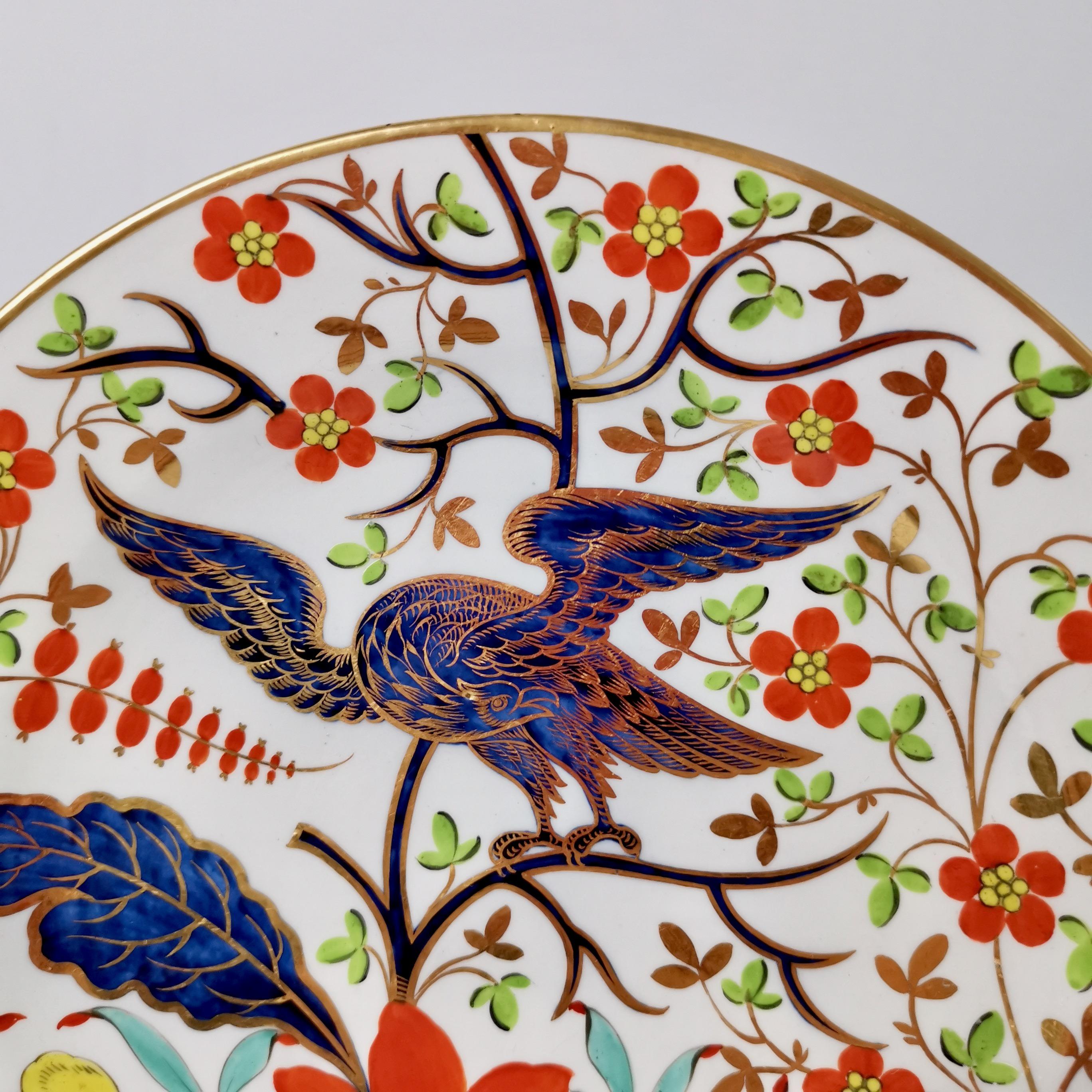 Chamberlains Worcester Pair of Porcelain Plates, Japan Pattern, ca 1805 In Good Condition In London, GB