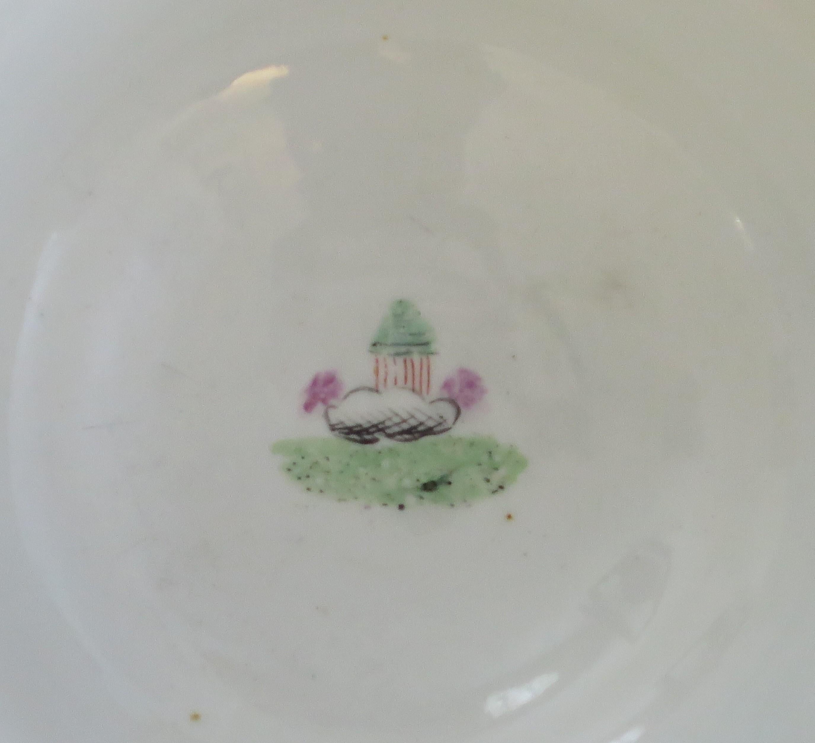 Chamberlains Worcester Porcelain Slop Bowl in Stag Hunt Pattern No.9, circa 1792 3