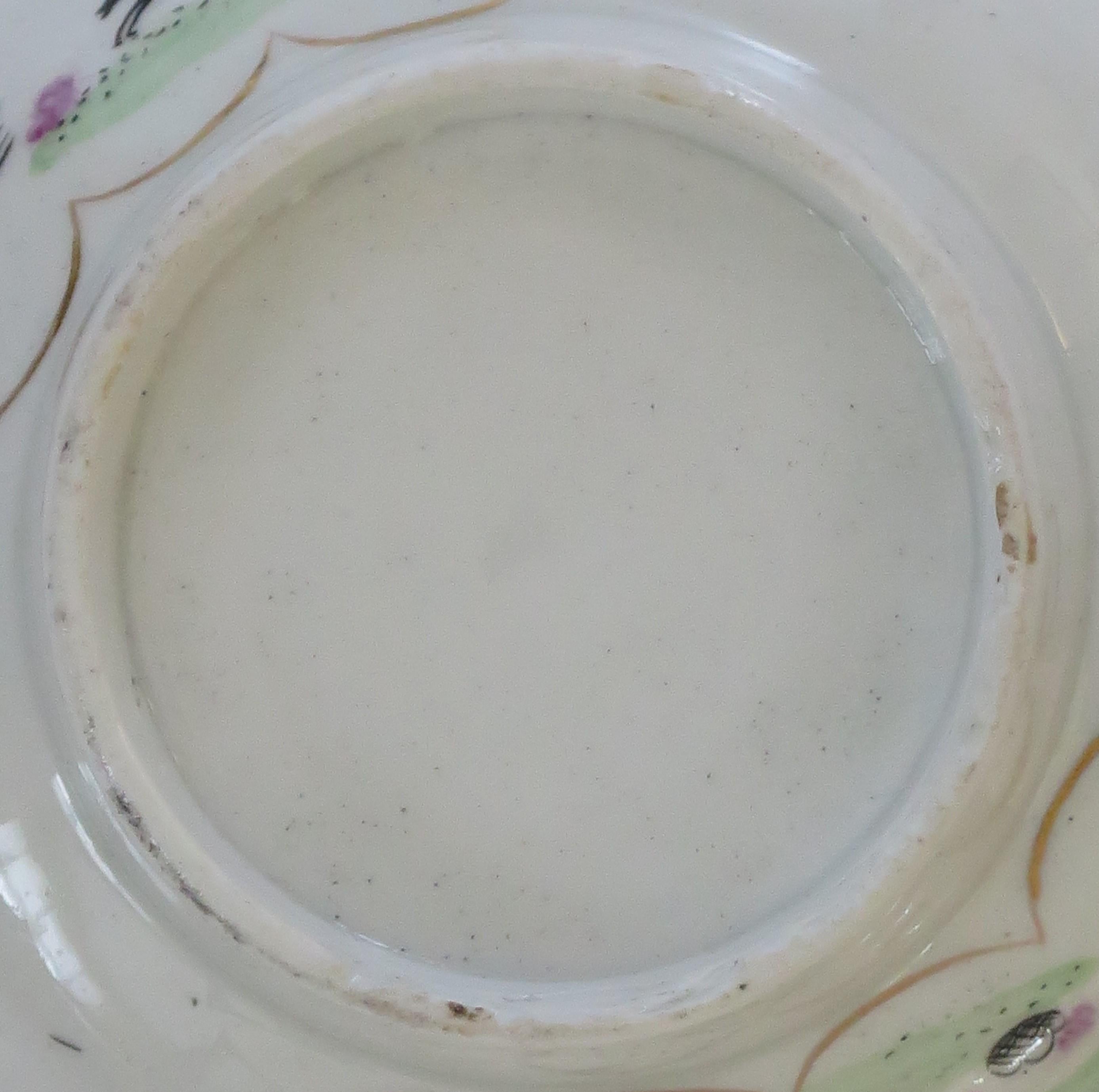 Chamberlains Worcester Porcelain Slop Bowl in Stag Hunt Pattern No.9, circa 1792 5