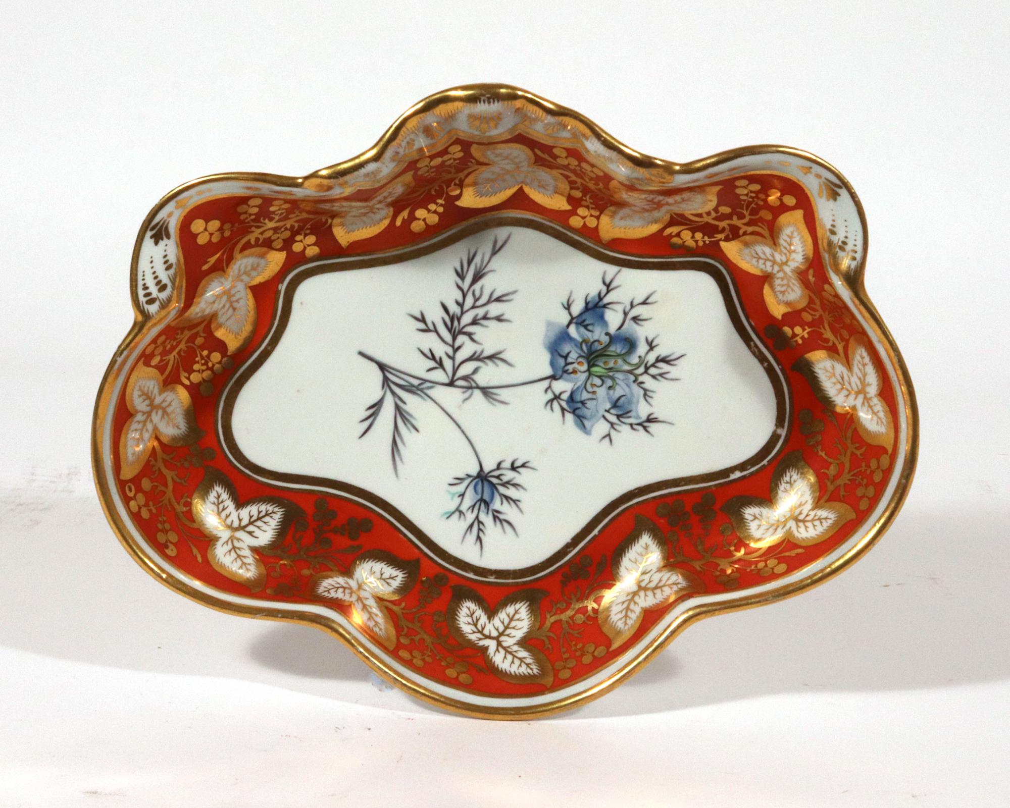 Porcelaine Service à dessert botanique de vingt-trois pièces en porcelaine de Chamberlain's Worcester en vente