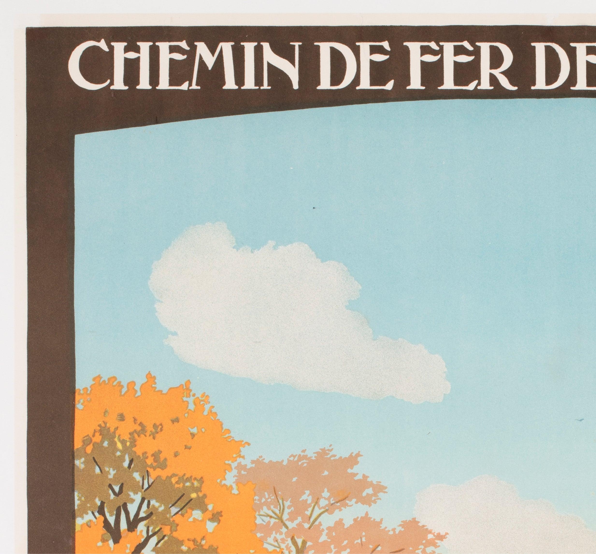 Chambord c1925 Französisch Reise Advertsing Poster, Constant Duval im Zustand „Hervorragend“ im Angebot in Bath, Somerset