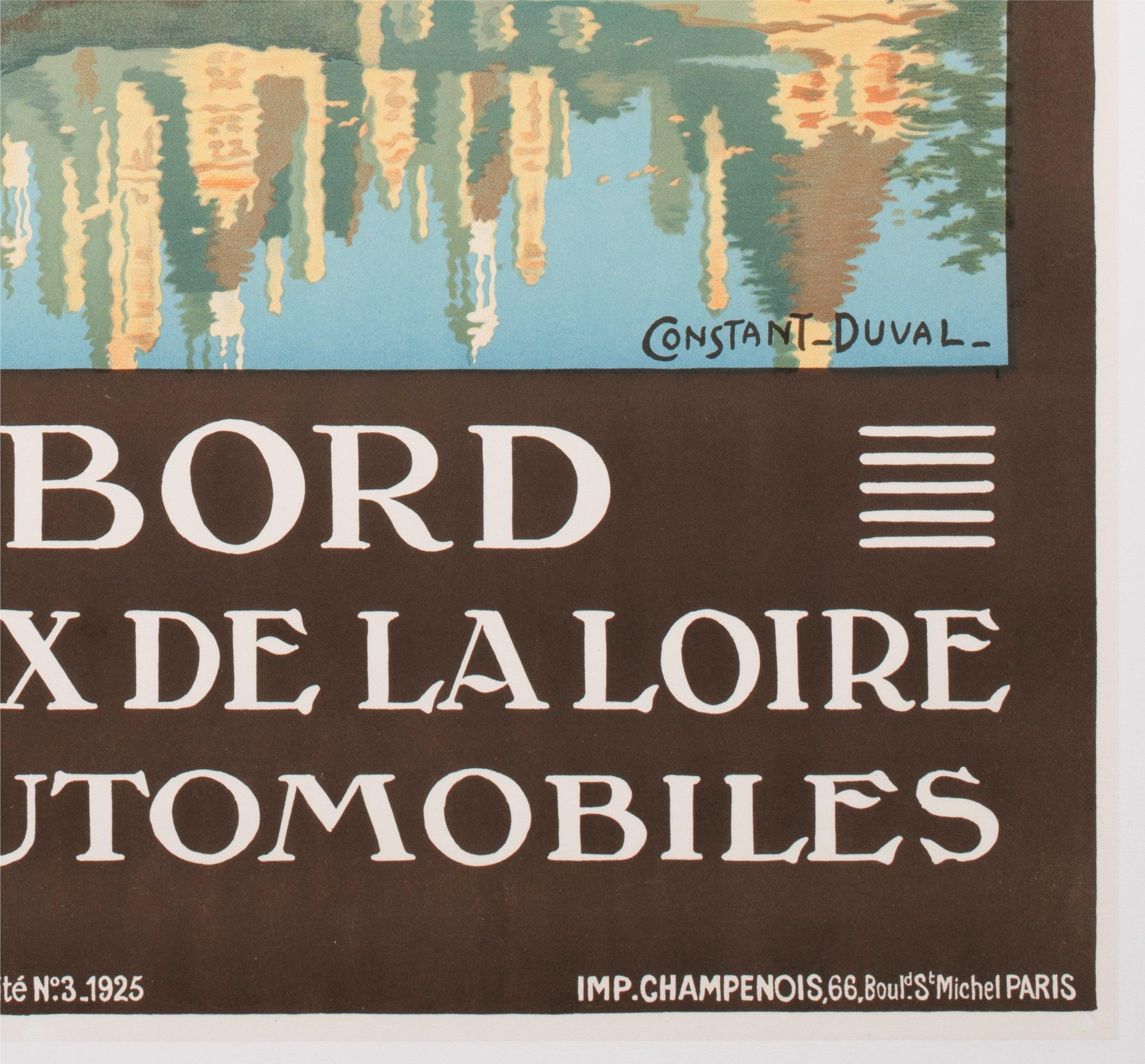Chambord c1925 Französisch Reise Advertsing Poster, Constant Duval im Angebot 3