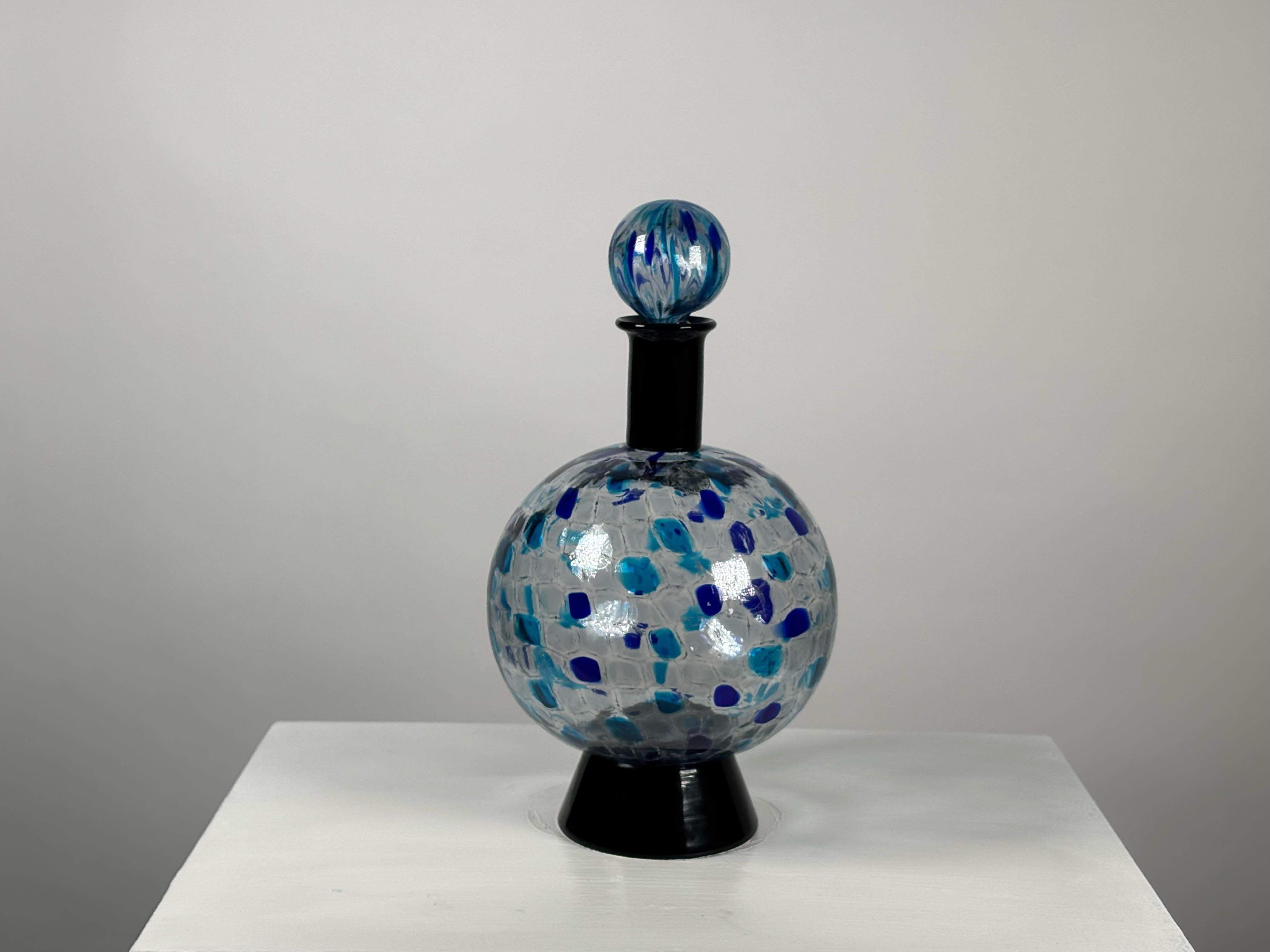 Fin du 20e siècle Bouteille Chambord en verre de Murano par Alessandro Mendini pour Venini en vente