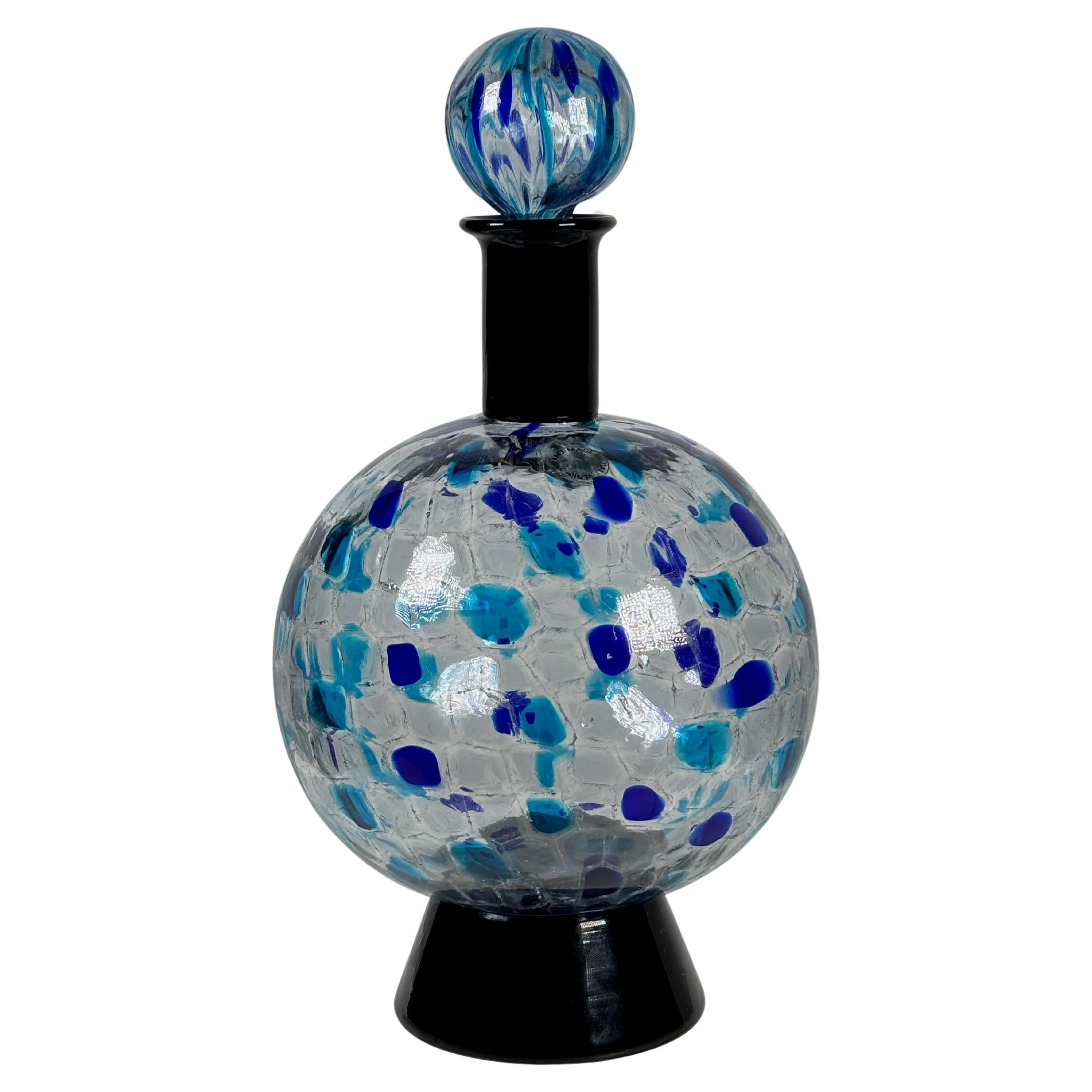 Bottiglia in vetro di Murano Chambord di Alessandro Mendini per Venini