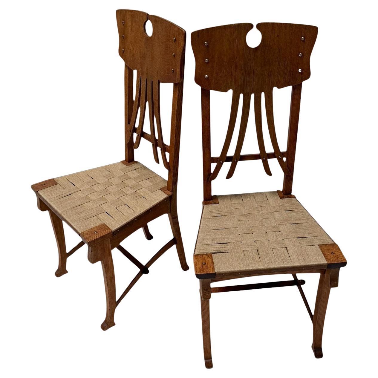 Chaise Chambre D'Artisan par Gustave Serrurier-Bovy, 1895