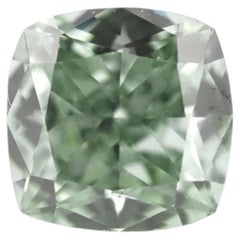 Chameleon Diamond - 0.27ct Natural Loose Fancy Green Chamelon VVS1 GIA Cushuion