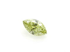 Chameleon Diamond 0.38ct Natural Loose Fancy Green Color Diamond GIA Marquise