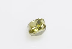 Diamant « Chameleon » - 0,58 ct, diamant naturel non serti, vert clair fantaisie, certifié GIA, taille radiant, SI2
