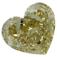 Chameleon Diamond - 1.27ct Natural Loose Fancy Green Yellow Heart GIA SI2