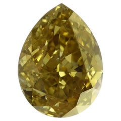 Chameleon Diamond - Real 1.50ct Natural Loose Fancy Green Yellow SI2 Diamond GIA