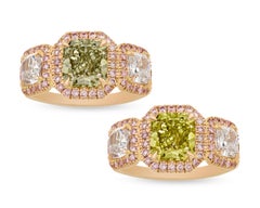 Chameleon Diamond Ring, 1.73 Carats