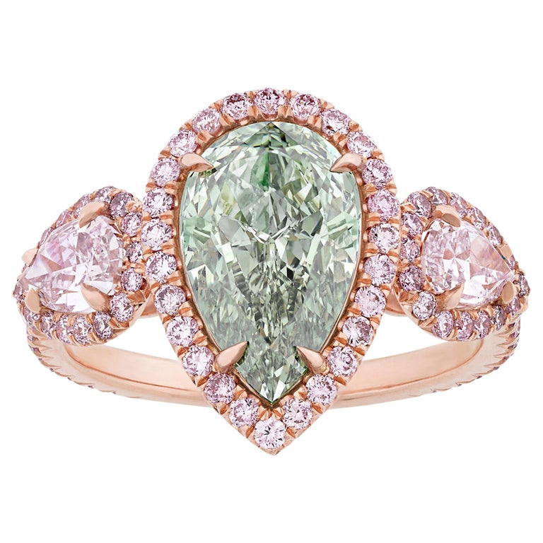 Chameleon Diamond Ring, 2.14 Carat at 1stDibs | chameleon for sale