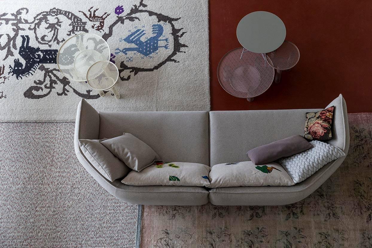 Chamfer 2 Round Sofa by Patricia Urquiola for Moroso in Three Configurations For Sale 2