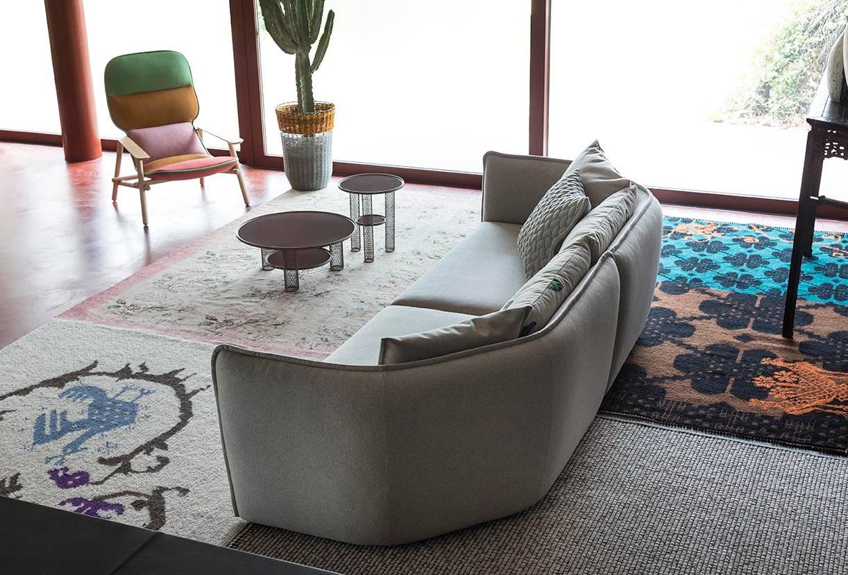 Italian Chamfer 2 Round Sofa by Patricia Urquiola for Moroso in Three Configurations For Sale
