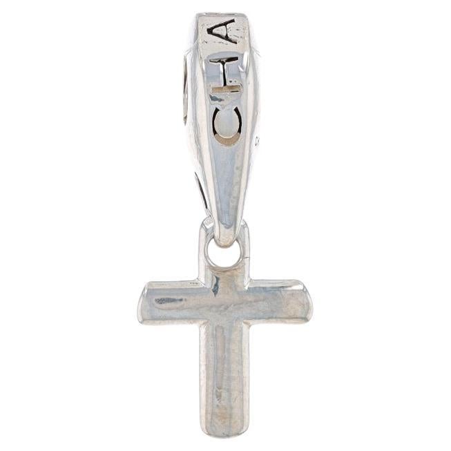 Chamilia Hanging Cross Charm - Sterling Silver 925 Faith Dangle GH-35