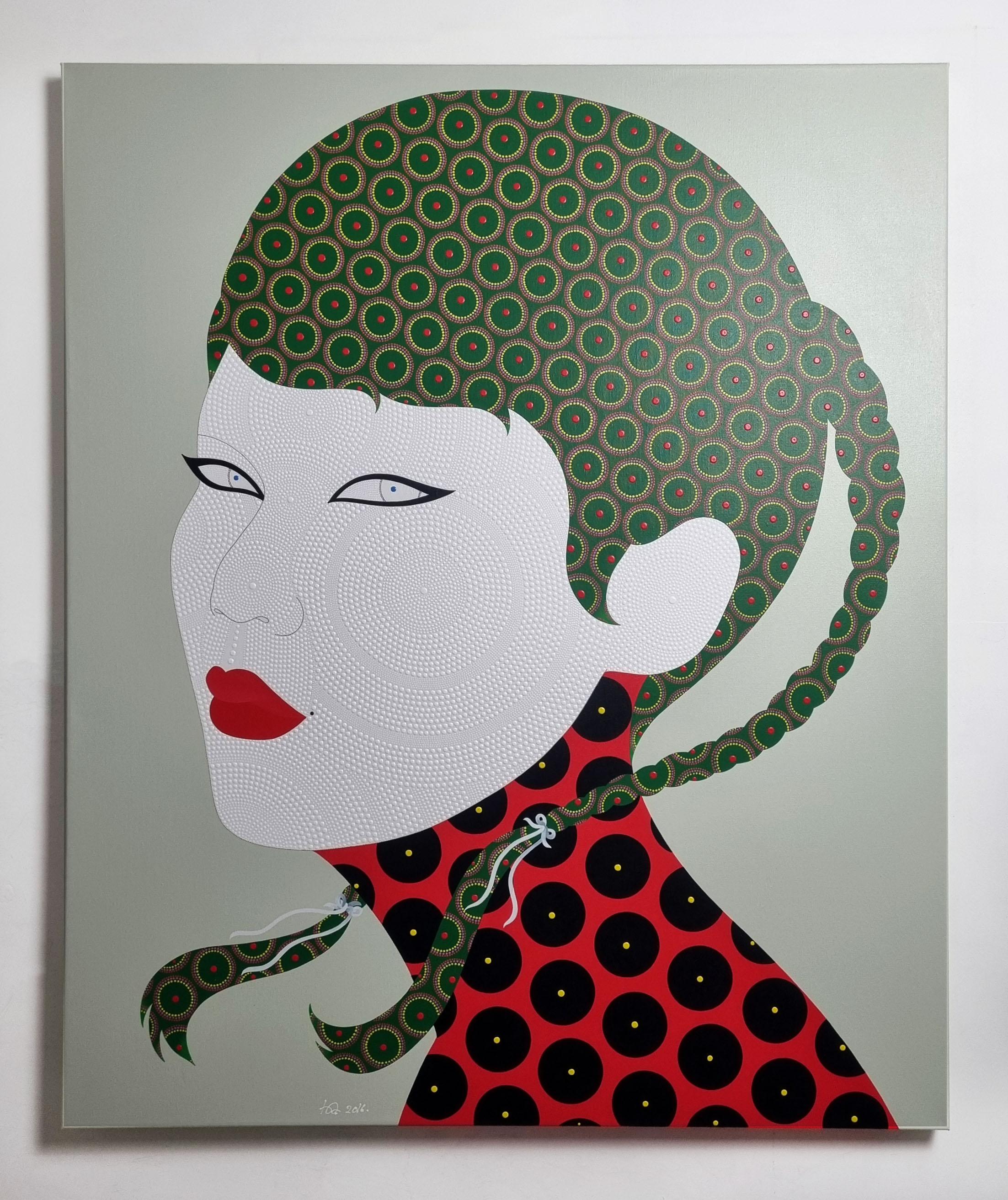 She n.48 - Painting by Chamnan Chongpaiboon